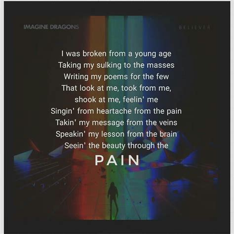 Imagine Dragons Lyrics.